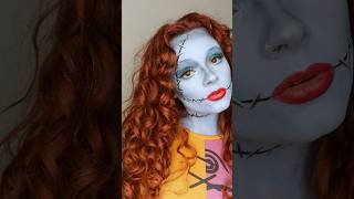 If Sally was a curly girl 💀🎃 #nightmarebeforechristmas #sally #sallyskellington #halloweencostume screenshot 4