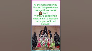 Satyamoorthy Vishnu Temple: Sudarshan Chakra Mystery! | Hindu Mystery | #krishna #divine #vishnu