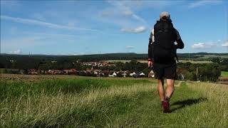 Wanderprojekt 2020: Thüringenweg - 6. Abschnitt: Rudolstadt - Martinroda [HD 1080]