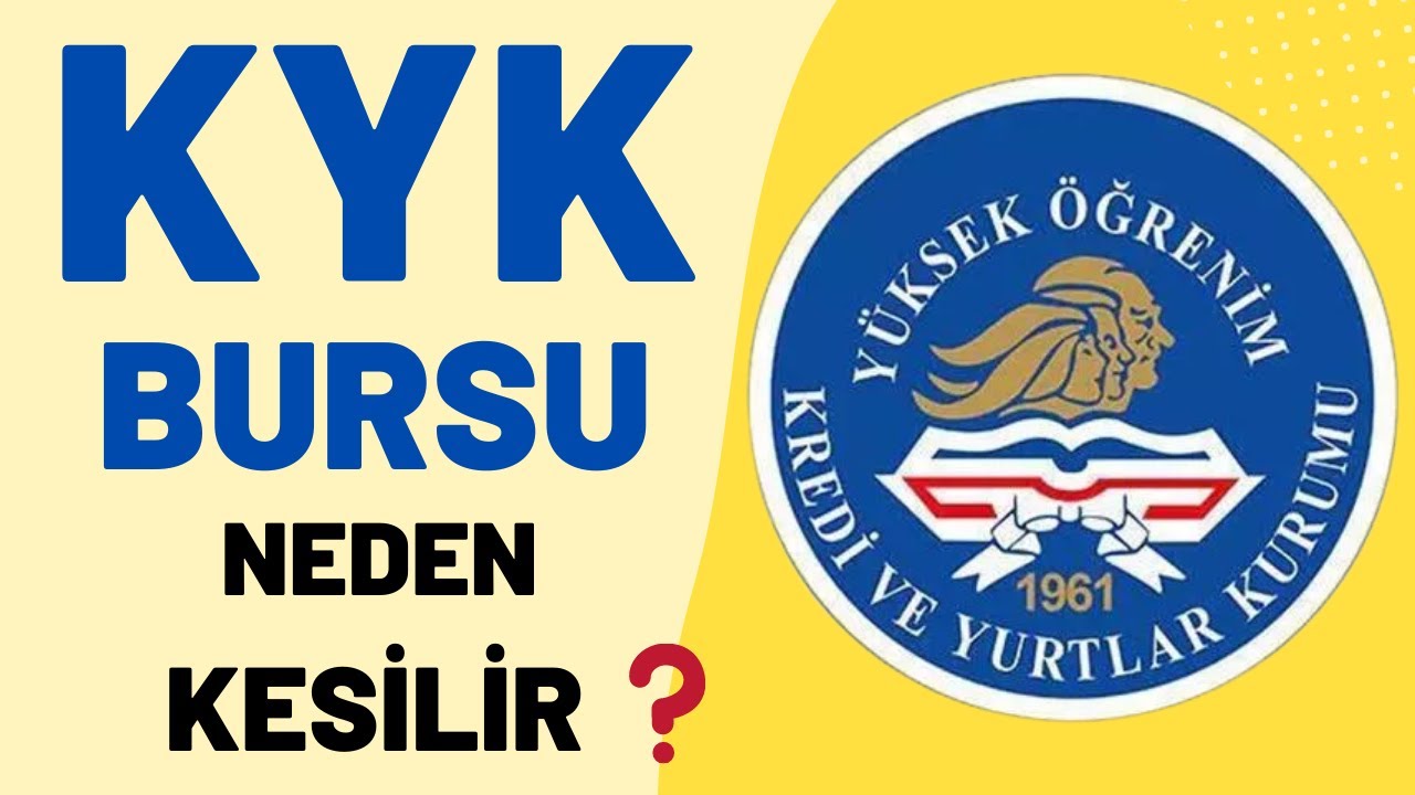 KYK BURSU HANGİ DURUMLARDA KESİLİR? - YouTube