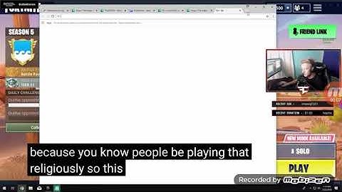 Tfue reacts to a mobile player