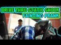 Drive Thru Static Shock Fainting Prank