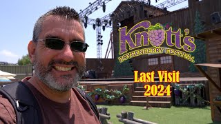 Last Visit to Knott's Berry Farm's Boysenberry Festival 2024