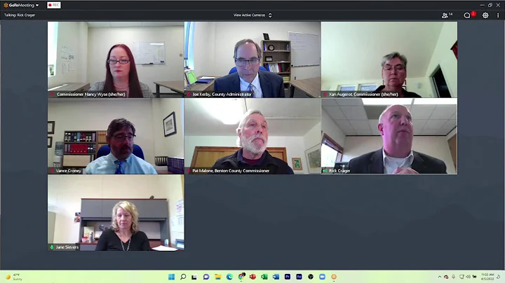 Board of Commissioners Meeting April 5, 2022