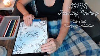 CHRISTIAN ASMR RELAXING COLORING | Encouraging Shopping Addiction Chit-Chat