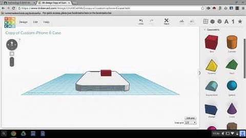 Importing a Phone Case in Tinkercad