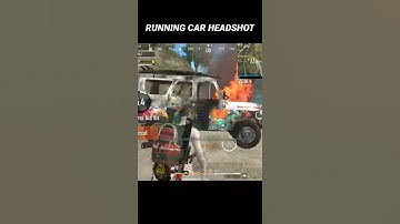 😍 RUNNING CAR HEADSHOT #shorts #ytshorts #pubglite #pubg