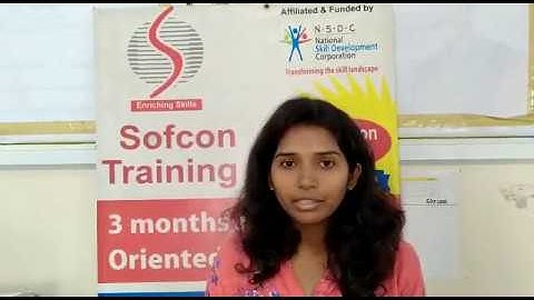 PLC SCADA Training - Minal Trained & Placed by Sofcon Pune