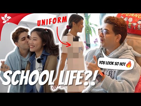Living School Life With My Boyfriend For A Day in Hong Kong