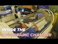 Inside the hyperbaric chamber at CHI St. Vincent