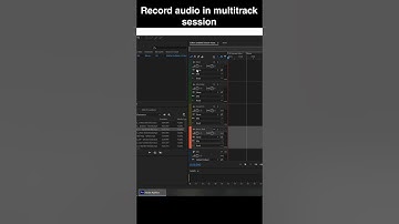 How to Record Audio in Multi-Track Session  | Adobe Audition Tutorial
