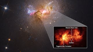 Un agujero negro que crea estrellas en lugar de engullirlas