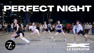 [KPOP IN PUBLIC / ONE TAKE] LE SSERAFIM (르세라핌) ‘PERFECT NIGHT’ | DANCE COVER | Z-AXIS FROM SINGAPORE Resimi