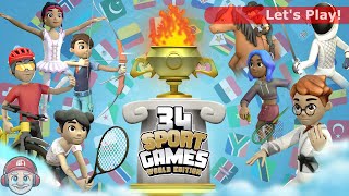 34 Sports Games  World Edition On Nintendo Switch 2player First Hour