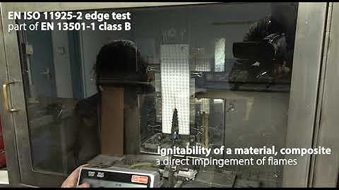 Ignitability Test EN ISO 11925-2