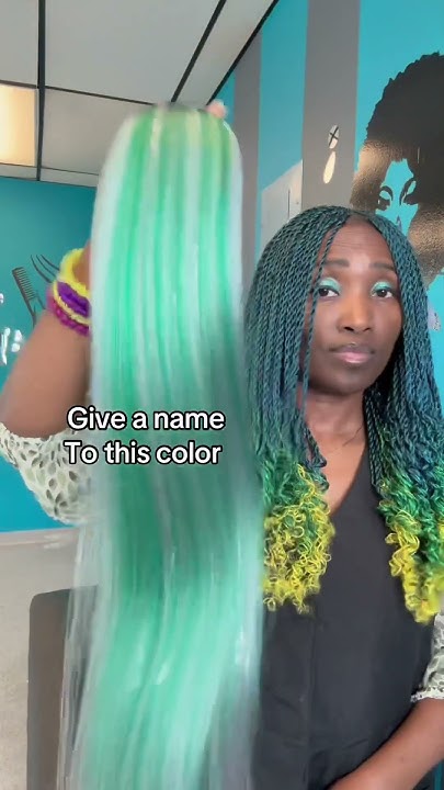  Hair braid color blend - YouTube