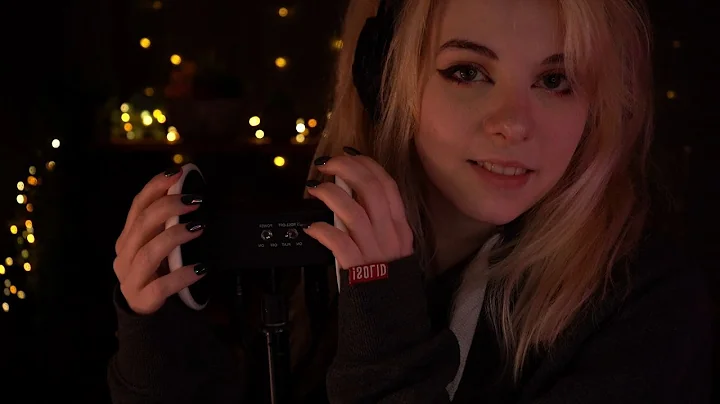 ASMR | sensitive relaxing dry ear massage - whispering, positive affirmations