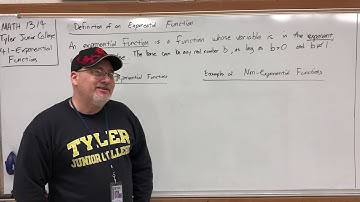 4.1.1 Exponential Functions – Definition of an Exponential Function