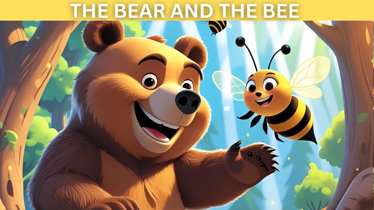 The Bear And The Bee 4K Children's Stories | Bedtime Story | Kids Story ...