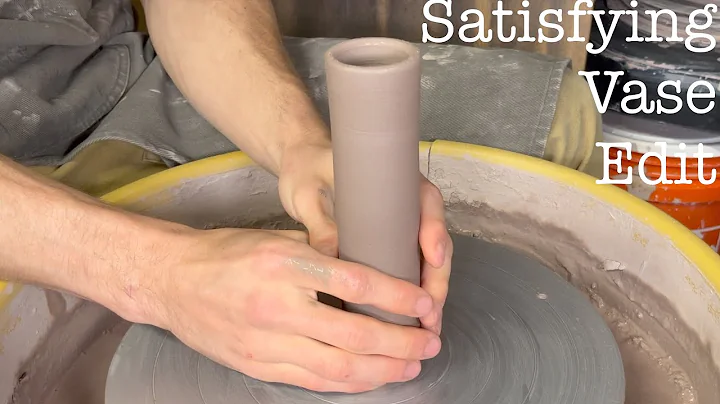 Throwing A Skinny Vase With 1lb Of Stoneware