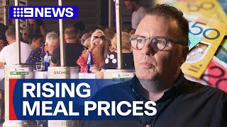 Diners told to expect to pay $50 for meals at popular Melbourne restaurants | 9 News Australia