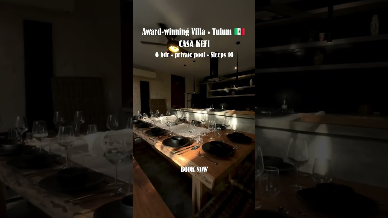 Best Bachelorette Villa in Tulum, Mexico. 6 bedrooms, up to 16 guests 