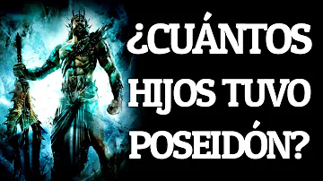 ¿Quiénes son la mujer y los hijos de Poseidón?