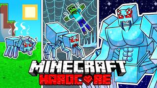I Survived 100 DAYS as an ICE SPIDER in HARDCORE Minecraft!