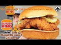 Burger King® SPICY HAND-BREADED CHICKEN SANDWICH Review! 🍔👑🔥🐔 | CHICKEN KING?