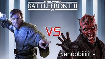 Obi-Wan Kenobi vs Darth Maul. (Hero Showdown) | Intense duel #7 | Star Wars Battlefront II