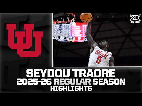 Utah's Seydou Traore Regular Season Highlights | 2025-26 Big 12 Basketball