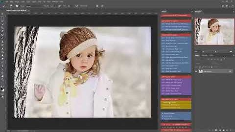 LSP - Live edit using the Moving snow Video Overlay for Photoshop
