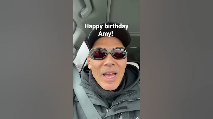 Happy birthday, Amy! Have an awesome day today!