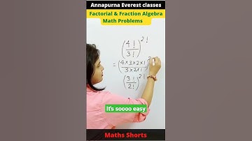 Factorial and fractions algebra math problems #shorts #shortsvideo #viral #viralshorts #trending #yt