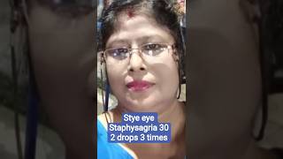 Stye eyes 👁️ #homeopathy medicine #youtube shorts# shorts for you