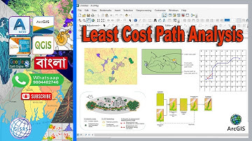 Least Cost Path Analysis In ArcMap | GIS Base Least Cost Path/Route Analysis Using Slope as a Factor