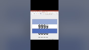 Numbers animation in PowerPoint  #ppt  #presentation