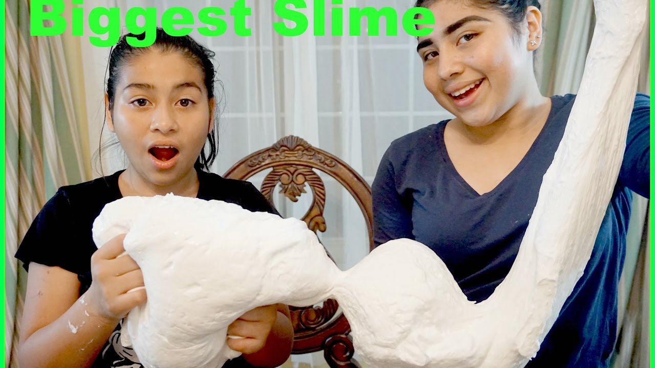 Making The BIGGEST SLIME! YouTube