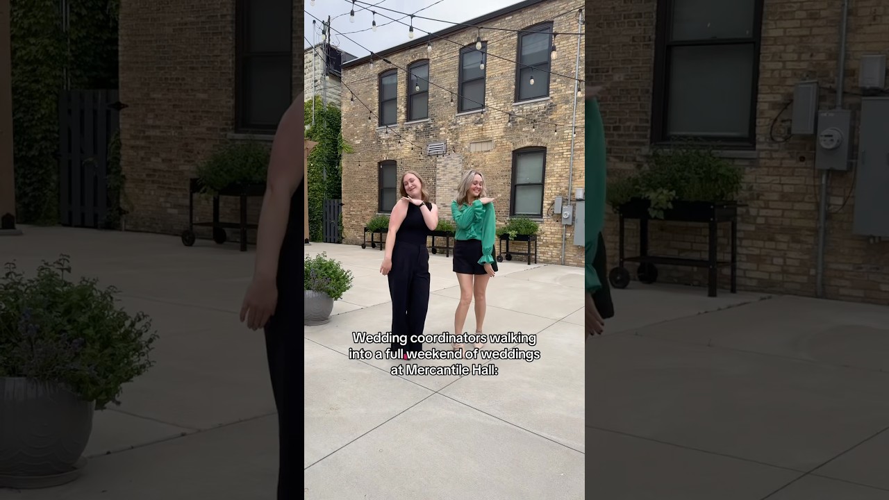 Our coordinators walking into their wedding weekends ✨ 