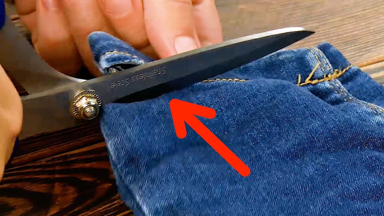デニムの裾を切る その後作られるものに納得 Youtube