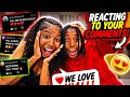 REPLYING TO COMMENTS FROM OUR SUPPORTERS ❤️!!