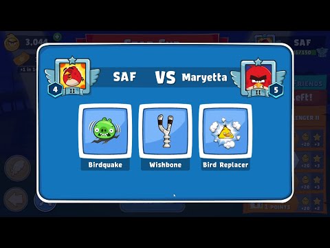 Видео: Angry Birds Friends. Star Cup Brawl! SAF vs Maryetta. Passage from Sergey Fetisov