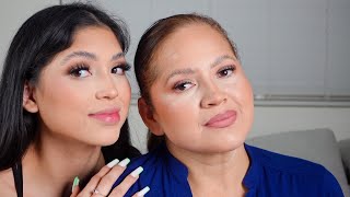 TURNING MY MOM INTO ME WHILE SHE TELLS YOU HER LIFE STORY! |CHILDHOOD + HOW SHE CAME TO THE US