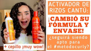 ✨ ¡CAMBIÓ LA FÓRMULA DEL ACTIVADOR DE RIZOS CANTÚ + ESTILIZO CON CEPILLO WOW✨ metodocurly ?