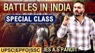 All BATTLES in 1 VIDEO | Crack UPSC EPFO/IAS/SSC | History Of India