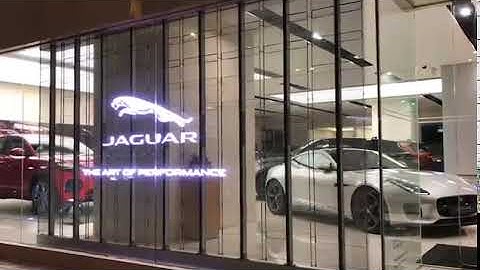 Transparent LED Video Wall by ZENIX MEDIA