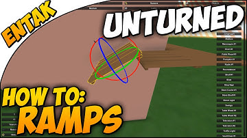 Unturned 3.0 ➤ HOW TO Map Editor #1 - How To Make Simple RAMPS