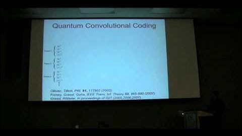 Entanglement-Assisted Quantum Convolutional Coding (Part 1) - Mark M. Wilde