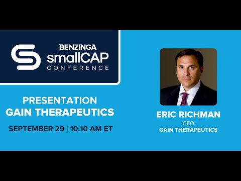 Gain Therapeutics | Benzinga Healthcare Small Cap Conference