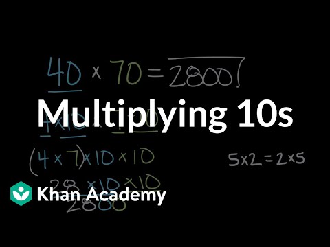 Multiplying 10s | Math | 4th Grade | Khan Academy